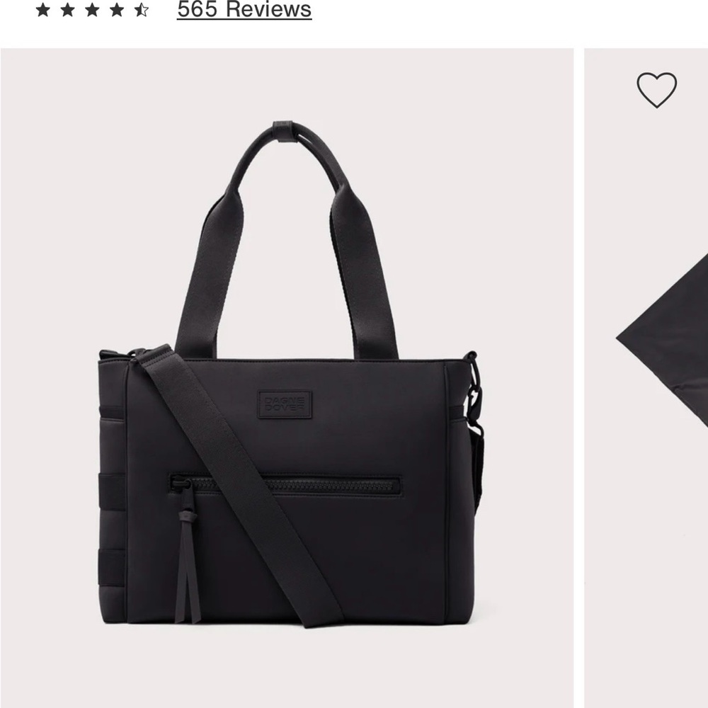 Dagne Dover Black Baby Bag